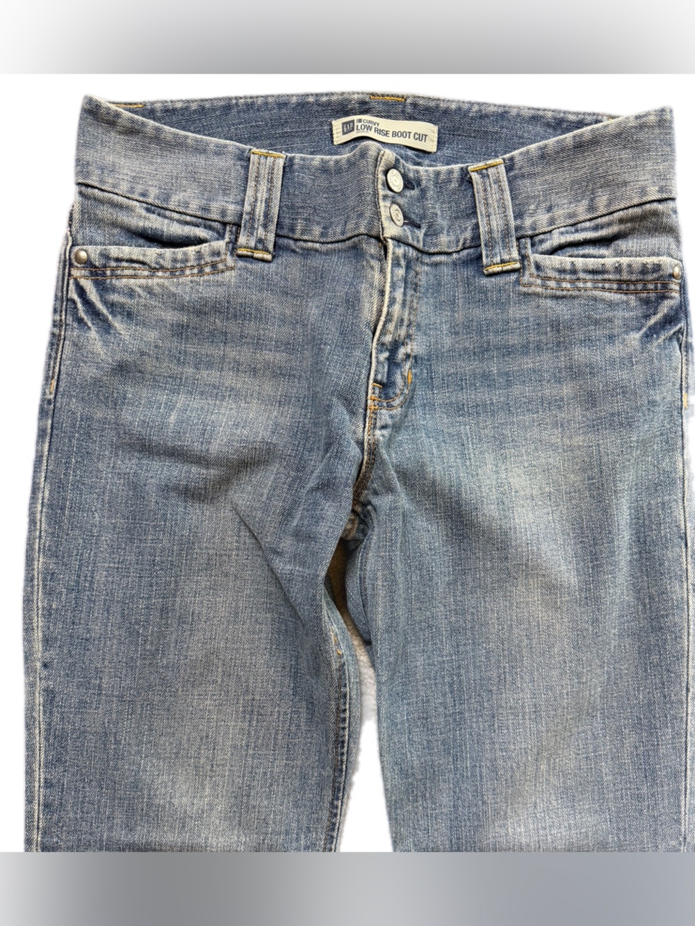 Gap Low rise boot cut curvy size 10 - Picture 9 of 14